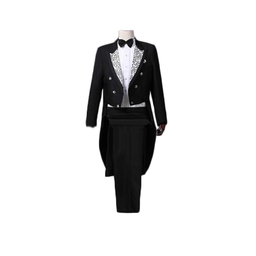 Amazon | [SHOLIND] 燕尾服 タキシード ベルト 蝶ネクタイ パンツ4点